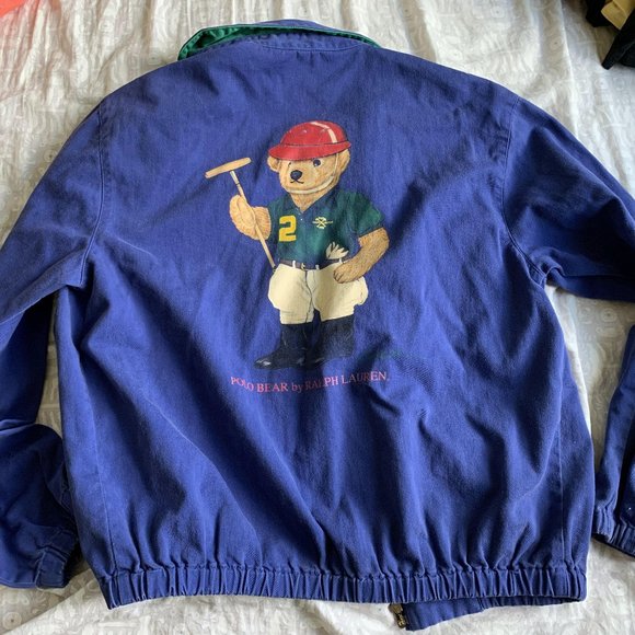 Polo Ralph Lauren Other - Polo Ralph Lauren Polo Bear Windbreaker Jacket Small VINTAGE RARE